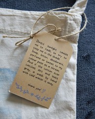 Handmade Cyanotype Tote Bag – Original Artwork – Nude Photography – Fine Art