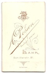 Photograph A. Person, Lahr i. Baden, Schillerstr. 21, Portrait Little Blonde