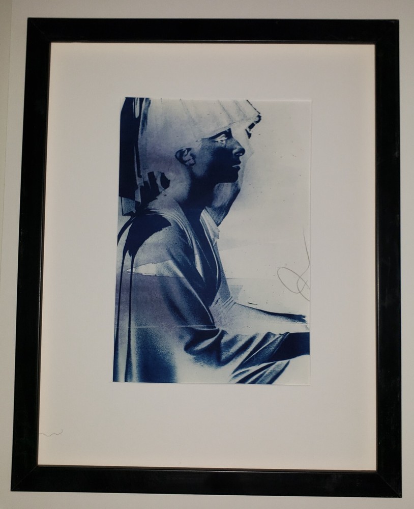 JEFFREY NELSON Original Hand SIGNED Cyanotype Photography CLASSIC BARBRA PROFILE