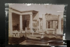 Photo Albumin Italy Pompeii House Cousin Building View Monument Ruin Picture Old