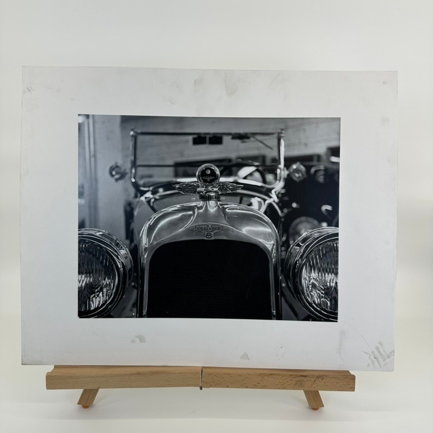 Duesenberg Frame Nelson Profile II B&W Photograph 16×19