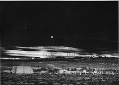 Book Plate Ansel Adams B/W 7.5 X 10.5″ Moonrise, Hernandez, NM, 1941