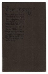 Photography Carl Loos, Weidenau, Wilhelmstrasse 79/2, portrait sweet toddler