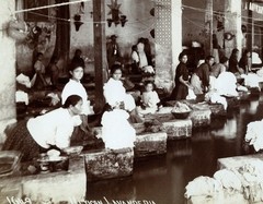 Larger size C. B. WAITE photo , Mexican women washing clothes, Mexico, rare, , V