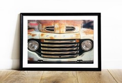 SET OF 3 – Vintage Ford Cars Automobiles Emblem Logo Rusted Patina Photography
