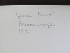 Joan Miró Original Large Vintage Photo Title = 1937