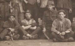 Great old group photo workers 1924 sign?