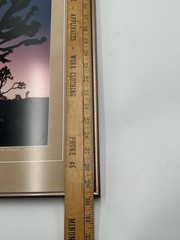Vtg Large Format Photography Joshua Tree And Full Moon Signed And Numbered 21×29