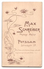 Photograph Max Schreiber, Potsdam, Schockstraße 27, Uffz. with shooting line in