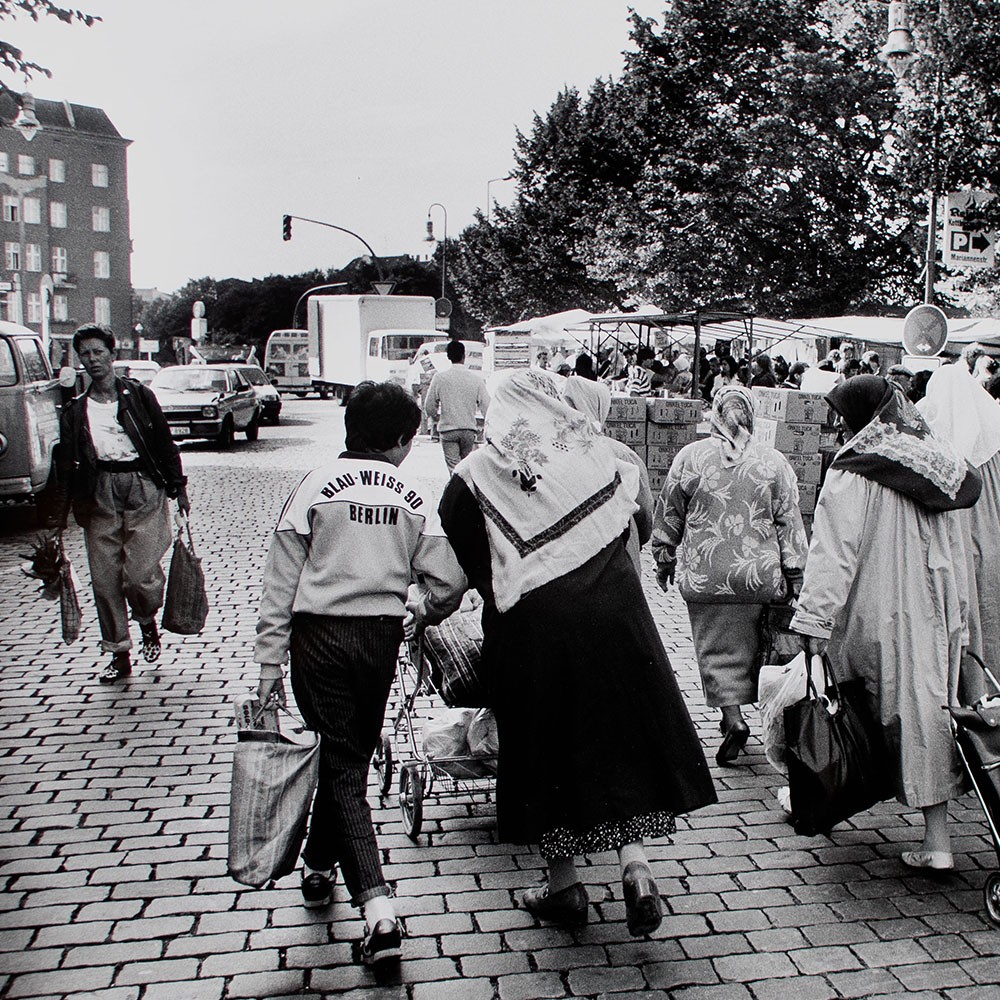 Gisela Franke Berlin Neukölln Maybachufer Weekly Market Photography 1980s