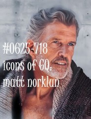 MALE PORTRAIT #0625-718 – icons series – matt norklun- free shipping in usa