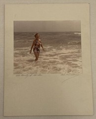 1972 «Beauty Of The Sea» Middle Aged Woman In Bathing Suit Photo Robert L Shaen