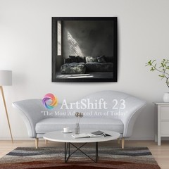Printable Wall Art Digital Download Ai Image Background -Shadow and Texture