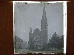 13 pieces historical photograph positive glass plate 8.5×8.5 cm Münster around 1915