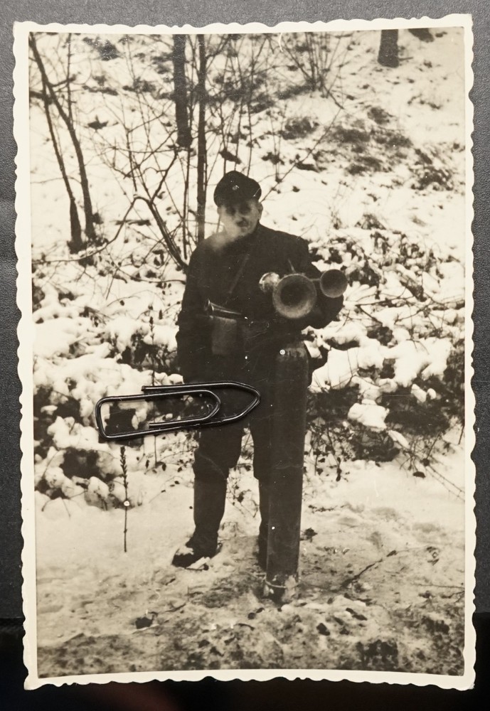 Photo GDR portrait Reichsbahner guardelegen welder worker horn siren gas DR