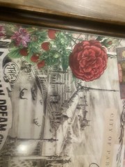 City Of Paris 38x27in Frame With Parisian Dream City And The Mona Lisa Big Frame