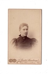 CDV Photo Lady Portrait / Fine Lady / Elisabeth Höger – Hamburg 1890s