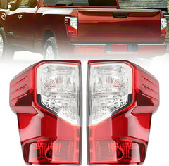 Pair Tail Lights Assembly with Bulbs Compatible with Nissan Titan/Titan XD | Rea