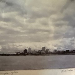 Richardson Signed «Memphis Skyline» Color Cityscape Photo 11×14 Matted Original