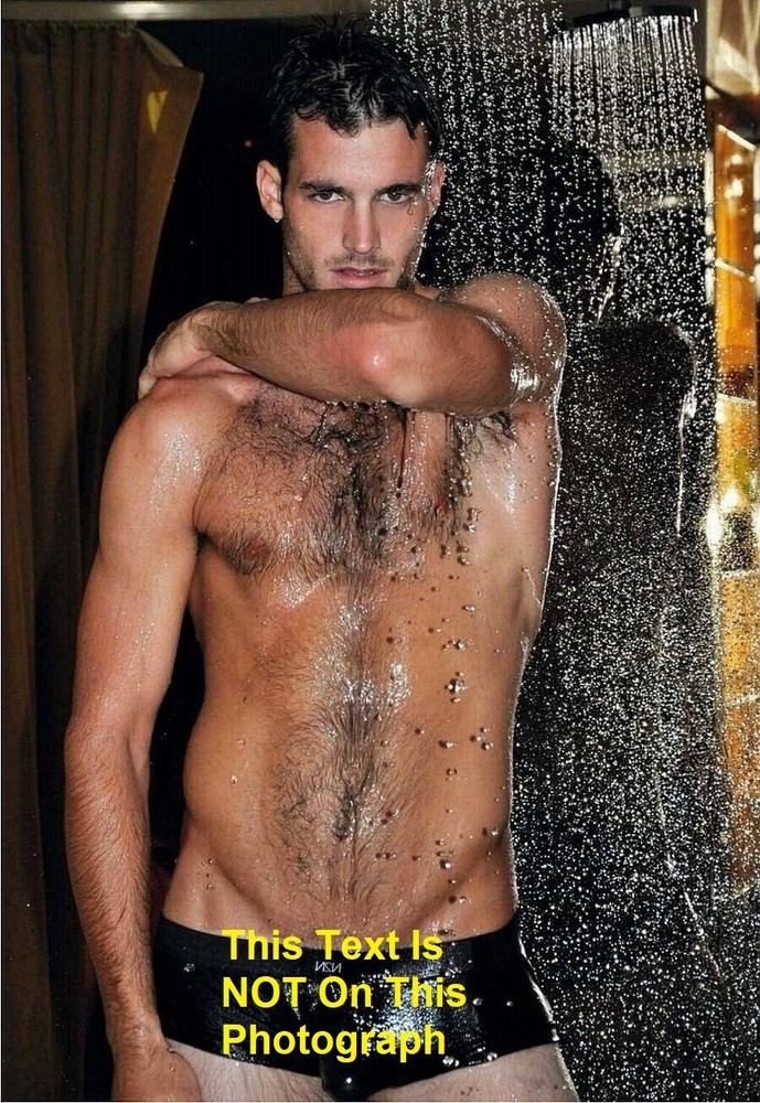 Nude Muscular Gay Man Naked Hunk Beefcake Male Cute Butt Jock HD 5×7 Photo M235