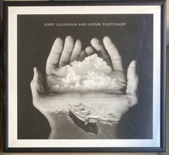 Jerry Uelsmann And Adobe Photoshop Black & White Cupped Hands w/Boat & Clouds