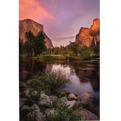 Yosemite Valley Sunset at Merced River, Valley View, Yosemite National Park