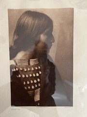Framed Edward Curtis Arikara Girl C 1908 Christopher Cordozo