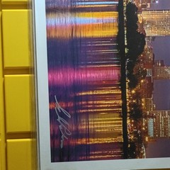 Signed Color City Skyline Night Photography Photo Prints on Paper (2)