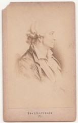 CdV photo Pierre Augustin Caron de Beaumarchais writer around 1880! (F2223