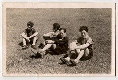 Scout Scouting Boys Gypsy Camp – Bundle 8 Photos Antique On. 1950
