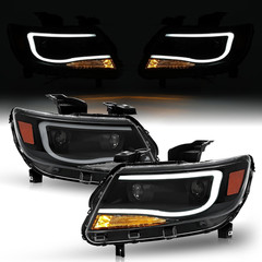 Pair Projector Headlights Compatible with 2015-2023 Chevy Chevrolet Colorado Rep