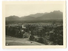 Bayrischzell 1951 LK Miesbach Church Local View Old Photo 1950s