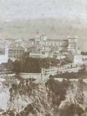 Jean GILETTA (1856-1933) Photograph Panorama Of Monaco General View 23 X 58 Cm