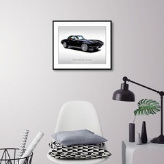 Classic Cars – 1963 Chevrolet Corvette in Tuxedo Black – Muscle Car
