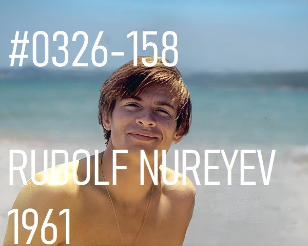 VINTAGE MALE PORTRAIT #0326-158 -rudolf nureyev 1961 -freeShipping/usa
