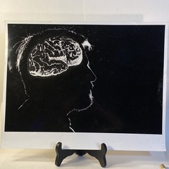 Photograph 11 X 14 Original c1980 Black & White Glossy Student Art