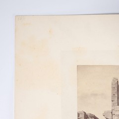 Francis Frith British Albumen Photograph Hypostyle Hall Columns Karnak Egypt