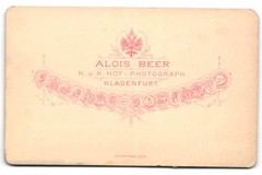 Photograph Alois Beer, Klagenfurt, view Pörtschach, view to the place with W