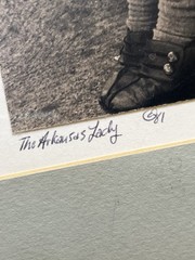 The Arkansas Lady Matted Photograph Hand Colored Signed Limited 1981 READ
