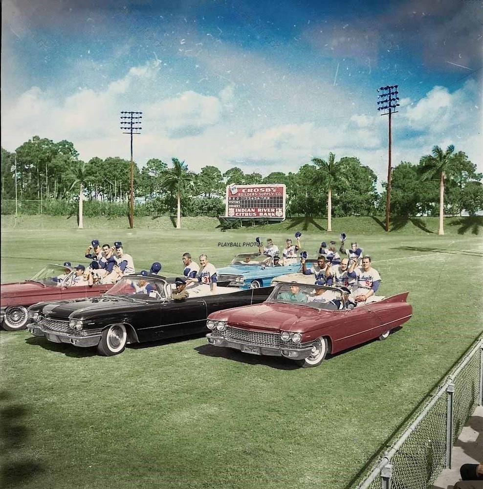 1962-dodgers 8×10 Colorized Print-FREE SHIPPING