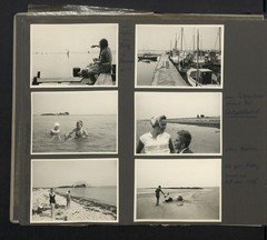 Photo Album with 199 Photographs, View Fehmarn, Family Hess on Travel with VW Kä