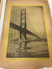 Golden Gate Bridge San Francisco California 1933 1936 L.A Times Art/Press Photo