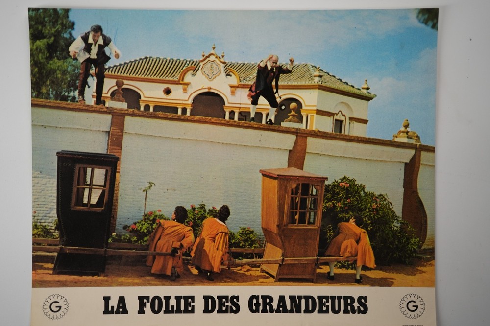 Photo Cinema Lobby Cards The Madness Of Greatness 22X28Cm 1970 Yves Montand