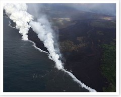 2018 Kilauea Volcano Lower East Rift Zone Ocean Entry Silver Halide Photo