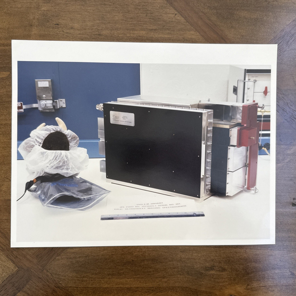 Ultraviolet Imaging Spectrograph UVIS CU Boulder 1996 Photograph Picture 8.5×11″