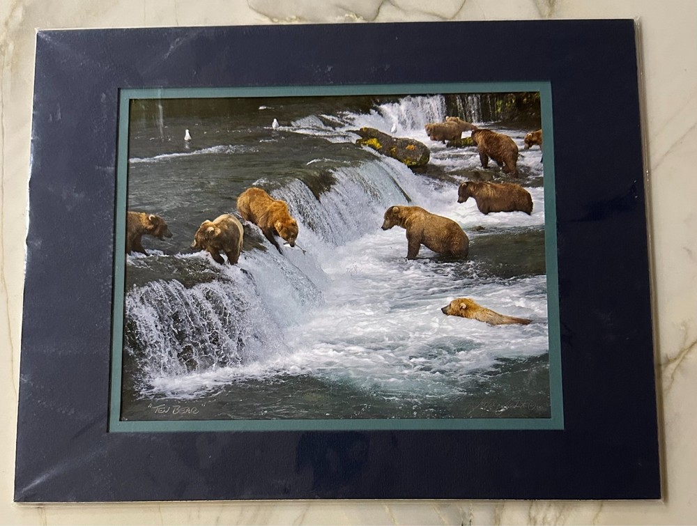 SIGNED THE TEN BEAR EXPERIENCE PHOTO BY TODD SALAT-8 X10 Matted 11X14