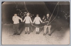 Hamburg Altona 1929 – Skating at Night Long Exposure – Photo