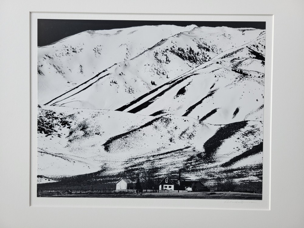 Richard Garrod, silver gelatin, black and white photograph, Farm House