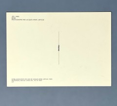 Jacques Henri Lartigue Art Photo Print Card – Renée Paris 1931 Fotofolio 4”x6”