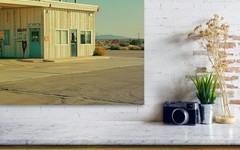 Special Price!!Photograph California Motel Abandoned Places Acrylic Glass 180×100 cm
